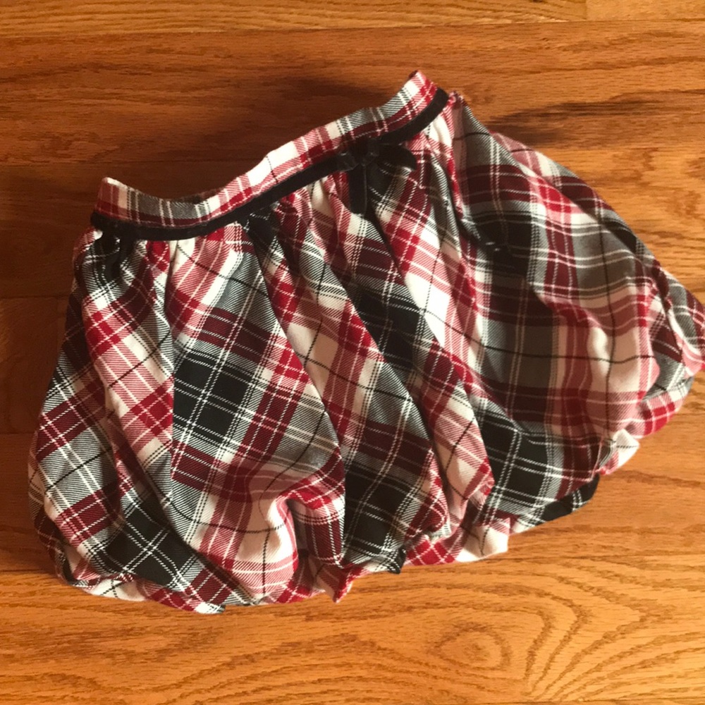 Childrens Place plaid skirt